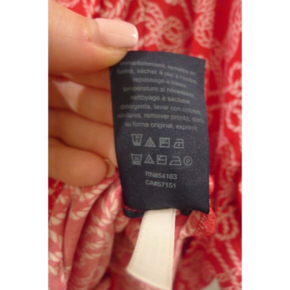 Tommy Hilfiger Nautical Rope Print Romper - Red M - Picture 10 of 10